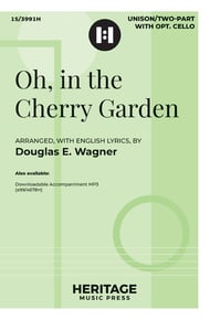 Oh, in the Cherry Garden Unison/Two-Part choral sheet music cover Thumbnail